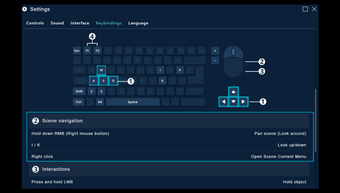 Keybindings 2 FC2.2